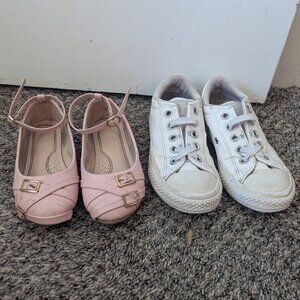 Lot of 2 Converse & Little Link Shoes Youth Kids Toddler Size 11
